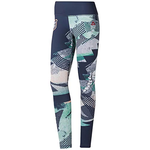 Reebok RC Lux Tight Mallas, Mujer, emeral, S