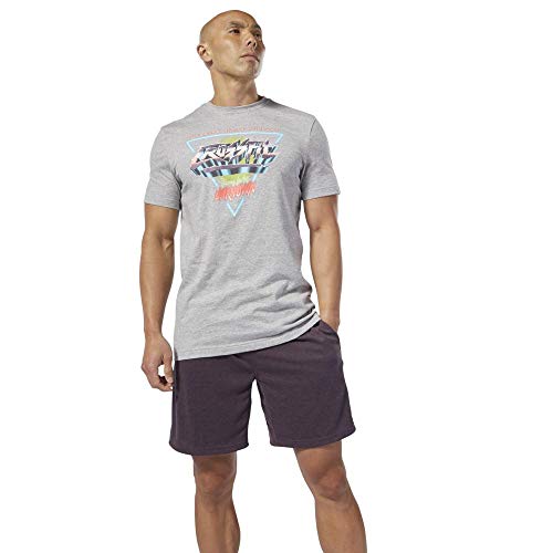 Reebok RC Neon Retro tee Camiseta, Hombre, brgrin, S