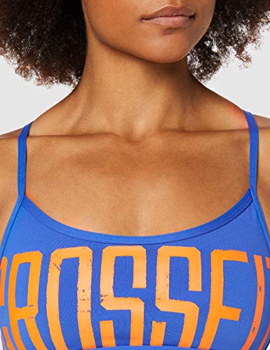 Reebok RC Skinny Bra Graphic Top, Mujer, crucob, S