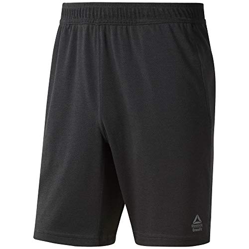 Reebok RC Speedwick Short Pantalón Corto, Hombre, Negro/Gravel, L