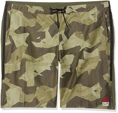 Reebok RCF Super Nasty Tactical Pantalón Corto, Hombre, Verde (hungrn), 42
