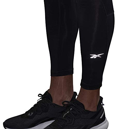 Reebok Re Speedwick Tight Mallas, Hombre, Negro, S