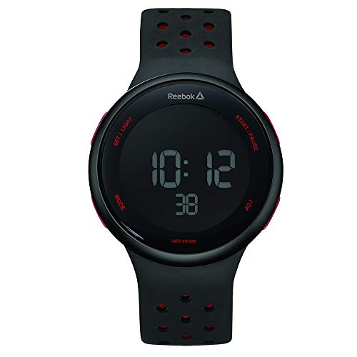 Reebok Reloj Hombre de Digital con Correa en Silicona RD-ELE-G9-PBIB-BR