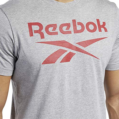 Reebok Ri Big Logo tee Camiseta, Hombre, brgrin, XL
