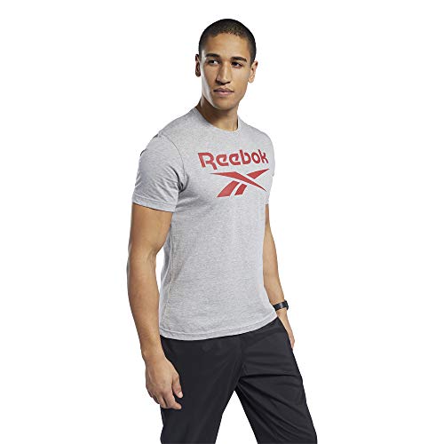 Reebok Ri Big Logo tee Camiseta, Hombre, brgrin, XL