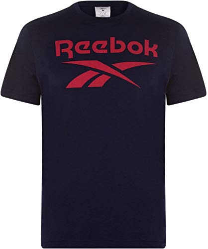 Reebok Ri Big Logo tee Camiseta, Hombre, fauind/excred, M