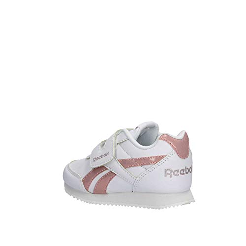 Reebok Royal CLJOG 2 KC, Zapatillas de Trail Running para Niñas, Multicolor (New Metallic/White/Pink 000), 24 EU