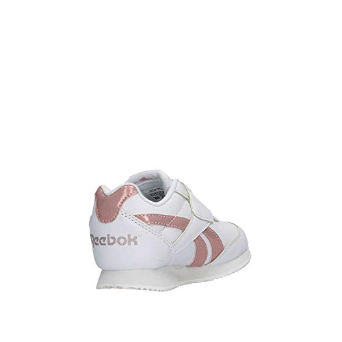 Reebok Royal CLJOG 2 KC, Zapatillas de Trail Running para Niñas, Multicolor (New Metallic/White/Pink 000), 24 EU