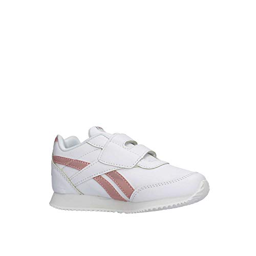 Reebok Royal CLJOG 2 KC, Zapatillas de Trail Running para Niñas, Multicolor (New Metallic/White/Pink 000), 24 EU