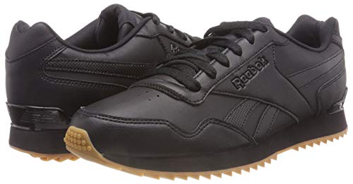 Reebok Royal Glide Ripple Clip, Zapatillas Clasicos para Hombre, Negro (Black/Gum), 43 EU