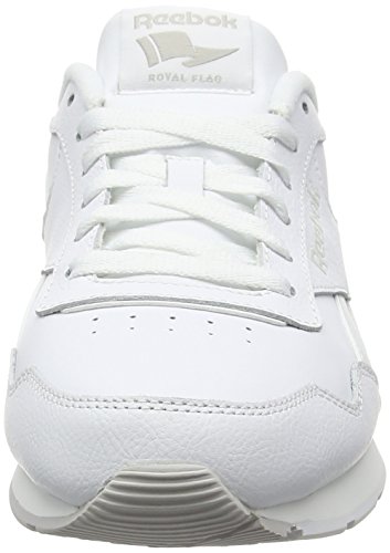 Reebok Royal Glide, Zapatillas de deporte, Hombre, Blanco  (White / Steel / Reebok Royal), 43 EU