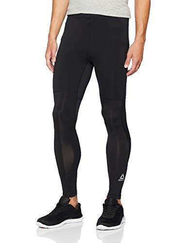 Reebok Run Mallas, Hombre, Negro, M