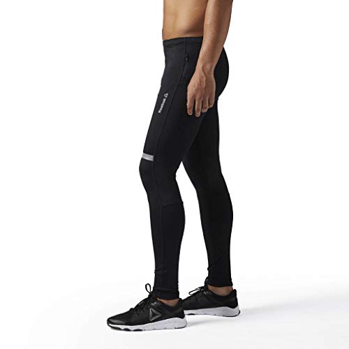 Reebok Run Mallas, Hombre, Negro, M