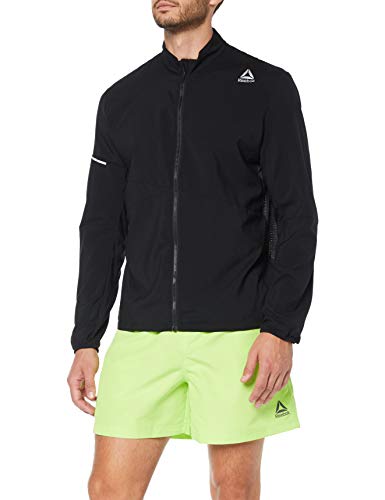 Reebok Run Woven Sudadera, Hombre, Negro, M