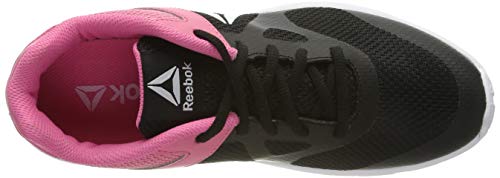 Reebok Rush Runner, Zapatillas de Entrenamiento para Mujer, Negro (Black/Pink 0), 36.5 EU