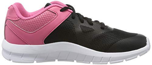 Reebok Rush Runner, Zapatillas de Entrenamiento para Mujer, Negro (Black/Pink 0), 36.5 EU
