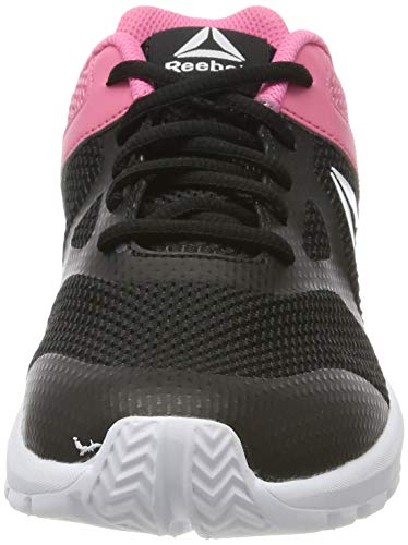 Reebok Rush Runner, Zapatillas de Entrenamiento para Mujer, Negro (Black/Pink 0), 36.5 EU