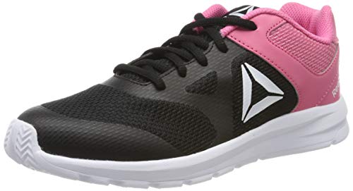 Reebok Rush Runner, Zapatillas de Entrenamiento para Mujer, Negro (Black/Pink 0), 36.5 EU