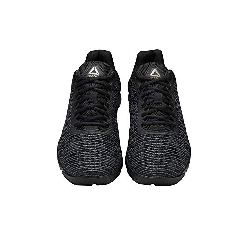 Reebok Speed Tr Flexweave Entrenador cruzado para hombre, Negro (Negro/Tiburón/Negro), 40 EU