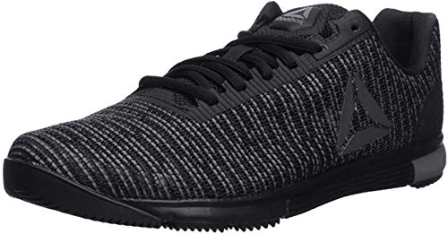 Reebok Speed Tr Flexweave Entrenador cruzado para hombre, Negro (Negro/Tiburón/Negro), 40 EU