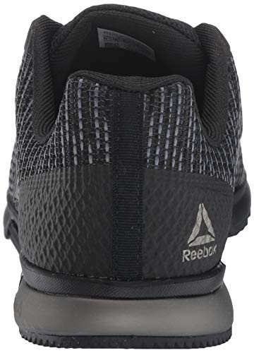 Reebok Speed Tr Flexweave Entrenador cruzado para hombre, Negro (Negro/Tiburón/Negro), 40 EU