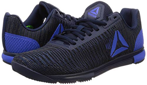 Reebok Speed TR FLEXWEAVE, Zapatillas de Deporte Interior para Hombre, Multicolor (Collegiate Navy/Black/Crushed Cobalt 000), 43 EU