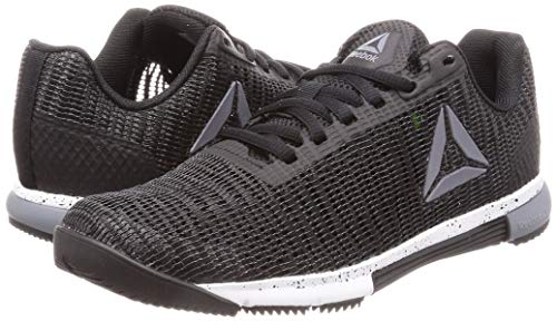 Reebok Speed TR Flexweave, Zapatillas de Deporte Interior para Mujer, Multicolor (Black/Cold Grey/White 000), 40 1/3 EU