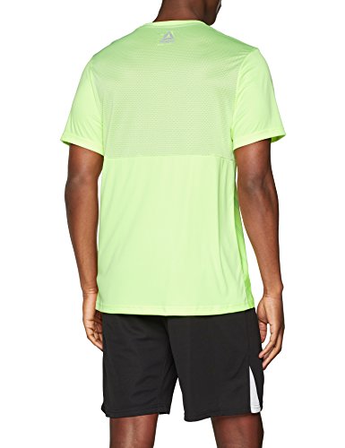 Reebok SS Camiseta, Hombre, Verde (Elefla), M