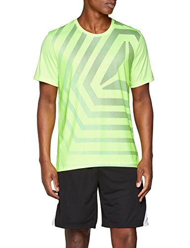 Reebok SS Camiseta, Hombre, Verde (Elefla), M