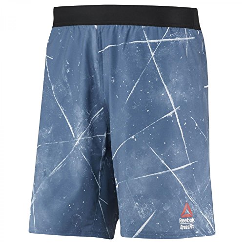 Reebok Super Nasty Speed Pantalón Corto RCF Renton Crossfit, Hombre, Azul (brablu), XS