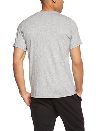 Reebok T-Shirt Elements Classic Training - Camiseta de Fitness para Hombre, Color Gris, Talla S