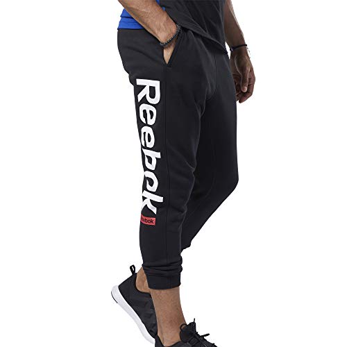 Reebok Te Big Logo Hombre, Negro, S