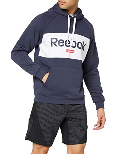 Reebok Te Big Logo Oth Hoodie Sudadera, Hombre, hernvy, XS