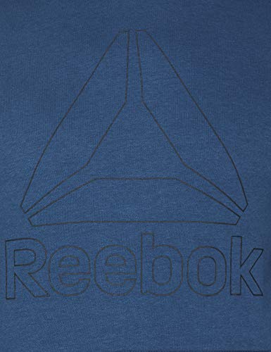 Reebok TE Big Logo Sudadera, Hombre, Azul (bunblu), L