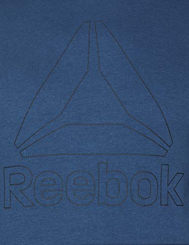 Reebok TE Big Logo Sudadera, Hombre, Azul (bunblu), M