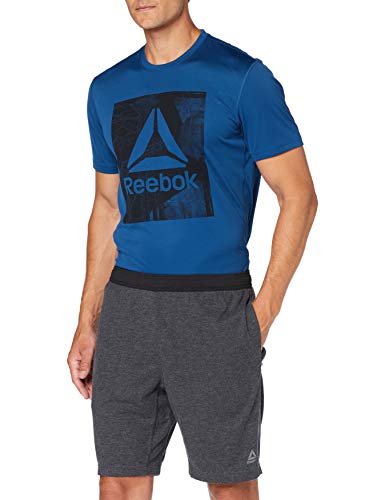 Reebok Te Jersey Short Pantalón Corto, Hombre, brgros, L