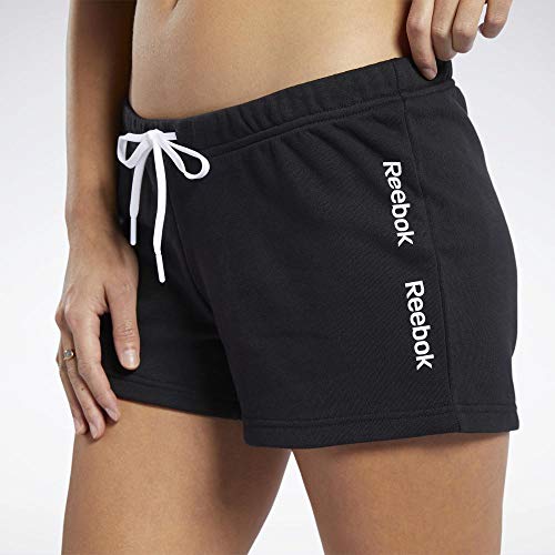 Reebok Te Linear Logo Short Pantalón Corto, Mujer, Negro, XS