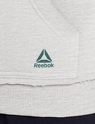 Reebok TE Marble Cowl Neck Sudadera, Mujer, Beige (Parchment), S