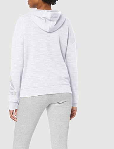 Reebok Te Marble Fullzip Sudadera, Mujer, Blanco, S