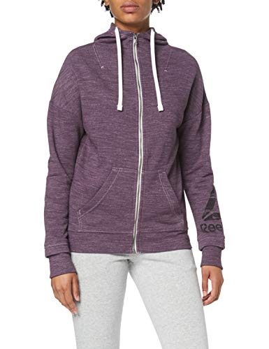 Reebok Te Marble Fullzip Sudadera, Mujer, urbvio, S