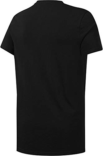 Reebok Te SL Classic tee Camiseta, Hombre, Negro (Negro), L