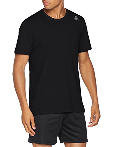 Reebok Te SL Classic tee Camiseta, Hombre, Negro (Negro), L