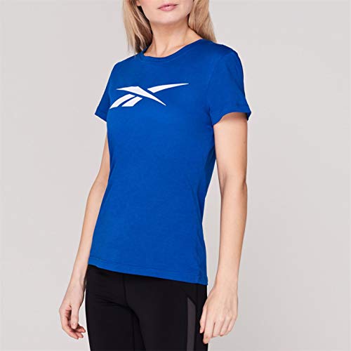 Reebok Te Vector Tee - Camiseta para mujer Humble Blu XL
