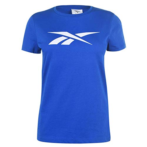 Reebok Te Vector Tee - Camiseta para mujer Humble Blu XL