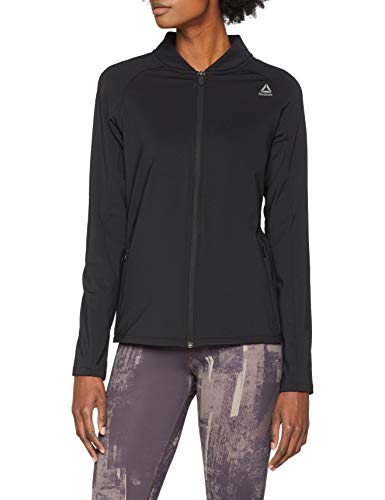 Reebok Track Chaqueta, Mujer, Negro, XS