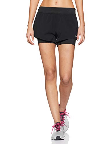 Reebok TS Epic Short 2 In 1 Pantalón Corto, Mujer, Negro, S