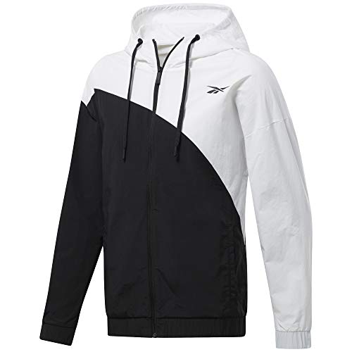 Reebok TS Woven Tracksuit Conjunto Deportivo, Hombre, Blanco/Negro, M