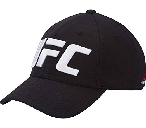 Reebok UFC Baseball Cap (Logo) Gorra, Hombre, Negro, Talla Única