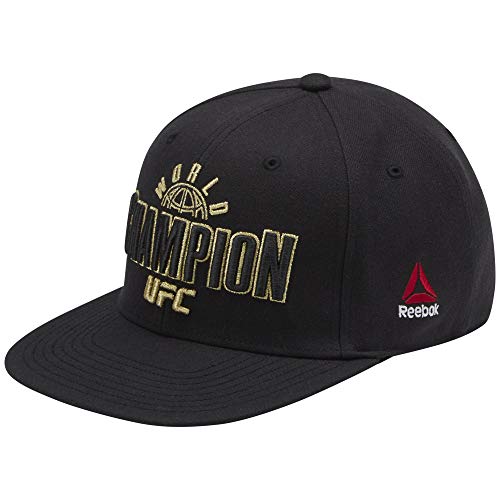 Reebok UFC Champ Cap (At) Gorra, Hombre, Negro, Talla Única