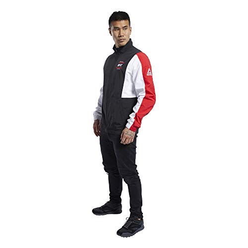 Reebok UFC FG Capsule Jacket Chaqueta, Hombre, Negro, L